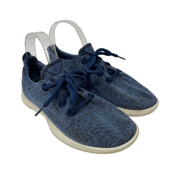 Allbirds Wool Runners Blue Sneakers - Picture 1 of 9